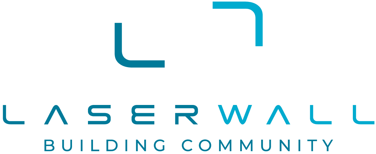 Logo Laserwall - Building Community